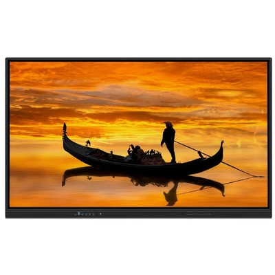 75 Inç LCD Akıllı Yönetim Kurulu Android 14 50 VGA DP USB Port ile dokunma noktası Wifi Bluetooth Okul Ofis Eğitimi için