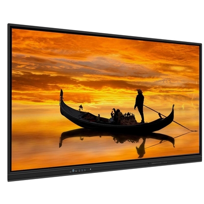 75 Inç LCD Akıllı Yönetim Kurulu Android 14 50 VGA DP USB Port ile dokunma noktası Wifi Bluetooth Okul Ofis Eğitimi için