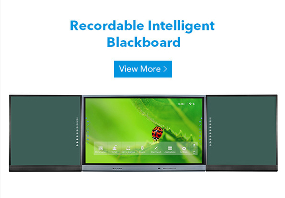 Akıllı Blackboard 75 86 inç Android Dokunmatik Panel Ekranı Geliştirilmiş etkileşim için Max. 4 veya 9 Ekran Destek
