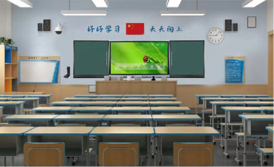 75 inç Dijital Whiteboard IFPD için yeşil tablolar Bağlantılı LCD Blackboard