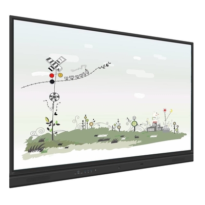 LED Interactive Whiteboard 98 Inch Android 14 Wifi HDMI VGA DP 50 Nokta İlkokul çocukları için öğretim yazılımıyla