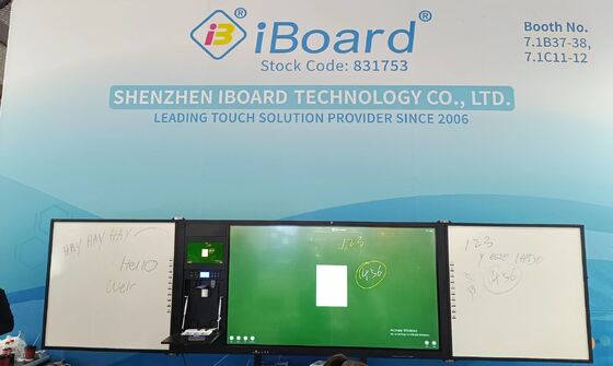 Iboard Fabrikası Doğrudan 75 inç Kilitlenebilir Kaydedilebilir Bağlantılı Blackboard Akıllı Whiteboard