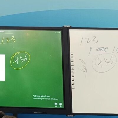 Iboard Fabrikası Doğrudan 75 inç Kilitlenebilir Kaydedilebilir Bağlantılı Blackboard Akıllı Whiteboard
