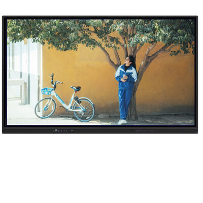 65 inç 4K çözünürlüklü çoklu dokunmatik etkileşimli düz panel akıllı panosu okul ve konferans için