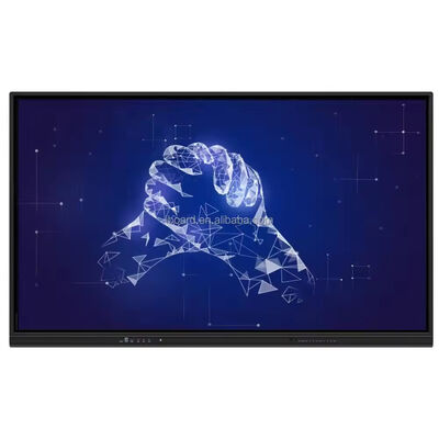 65 inç 4K çözünürlüklü çoklu dokunmatik etkileşimli düz panel akıllı panosu okul ve konferans için