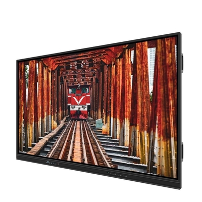 IR Interactive Whiteboardge 98 105 110 inç Büyük ekranlı akıllı televizyon medya sınıf toplantı odası video odası Android dokunmatik wifi VGA Ses PC bağlı