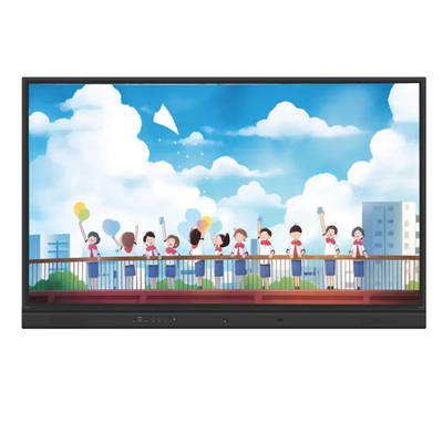 4K çözünürlük ve AC güç kaynağı Ders vermek için interaktif düz panel ekranı