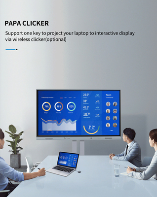 Yüksek Doğruluk 2mm Teknolojisiyle Android Interactive Whiteboard TV