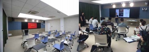 4K çözünürlük ve AC güç kaynağı Ders vermek için interaktif düz panel ekranı