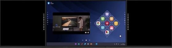 iBoard Okul Eğitim Ekipmanı Çok fonksiyonel Kaydedilebilir Akıllı Bağlantı Dijital LCD Yazma Taşları