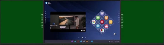 iBoard Okul Eğitim Ekipmanı Çok fonksiyonel Kaydedilebilir Akıllı Bağlantı Dijital LCD Yazma Taşları