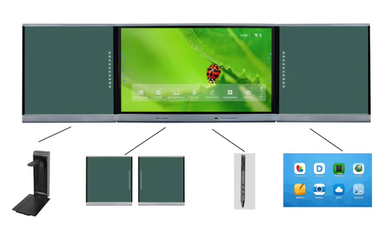 iBoard Okul Eğitim Ekipmanı Çok fonksiyonel Kaydedilebilir Akıllı Bağlantı Dijital LCD Yazma Taşları