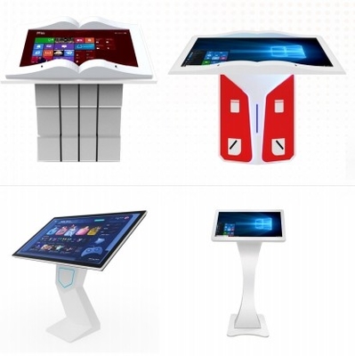 Iboard Fabrikası Doğrudan CE FCC LED Kiosk Ekranı İnteraktif Zemin Kalkan K Tarzı Dijital İşaret Pencere Sistemi İş Reklamı İçin