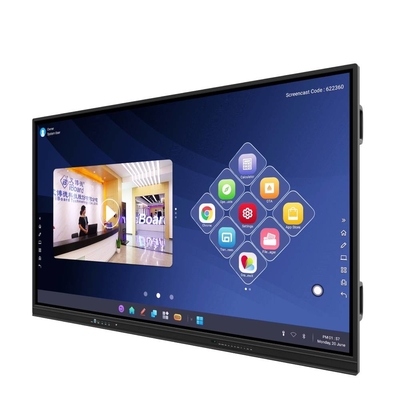 110 Inch Led Interactive whiteboard Android OPS All in One Speaker Wifi BT 50 Nokta Laptop Öğretim aracı yazılımı ofis için üniversite üniversite öğrencileri Zoom Meeting