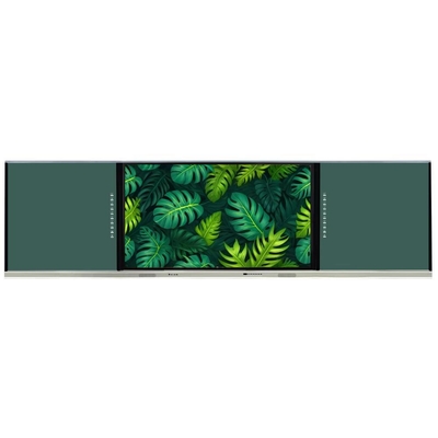 Akıllı Blackboard 98 Inch ABA 6.2 Metre akıllı panel 2 taraflı dokunmatik panolar android pc hepsi bir üniversite koleje sahnesi sunum konferans gösterim odası