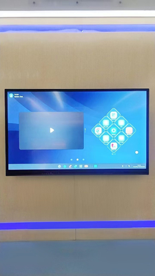 110 Inch IBoard Interactive Whiteboard Touch Screen TV Interactive Whiteboard With 48MP Camera, 4K UHD Touchscreen Display, 8ms Yanıt Süresi, Android OS, Okul Konferansı İçin Açık Uygulama Ekosistemi