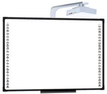 450 D/m2 LED Interaktif Whiteboard, 2x 15W hoparlörler ve gelişmiş işbirliği için Multi-Touch 40 Noktası