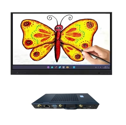 Fabrika Doğrudan Destek OEM IBoard OPS Bilgisayar Mini PC Yerleşik Android 13 EDLA IR için Etkileşimli Whiteboard Akıllı Dokunmatik Ekran