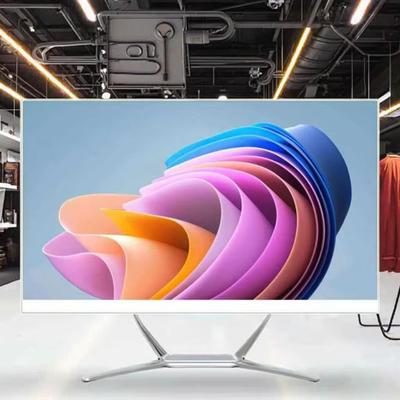 Fabrika OEM 21.5'' 23.8' 27 Inç Masaüstü Monitörü Web Kamerasıyla Tümü Bir Android ve Win Sistem Kapasitatif Dokunma ile