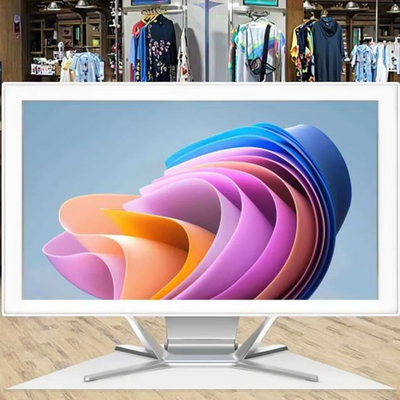 Fabrika OEM 21.5'' 23.8' 27 Inç Masaüstü Monitörü Web Kamerasıyla Tümü Bir Android ve Win Sistem Kapasitatif Dokunma ile
