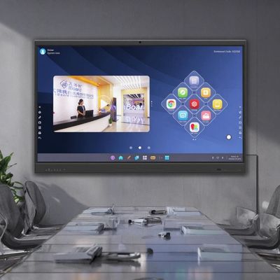 Iboard Factory Direct 75 Inch 4K Multi Touch Akıllı Ekran İnteraktif Düz Panel Ekran Toplantı ve Öğretim için Tahta