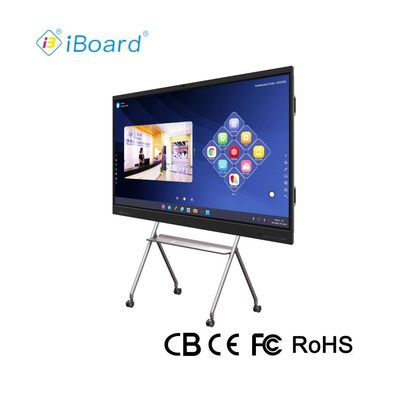 Iboard Factory Direct 75 Inch 4K Multi Touch Akıllı Ekran İnteraktif Düz Panel Ekran Toplantı ve Öğretim için Tahta
