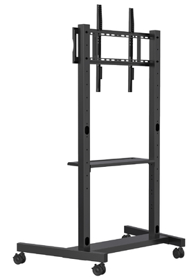 55-86 inç akıllı etkileşimli düz panel ekranlar için taşınabilir mobil stand. Kolay hareket ettirilebilir, dayanıklı ve yerden tasarruf sağlar. Sınıflar, ofisler ve sergiler için idealdir. Yumuşak tekerlekler kolaylık sağlar.