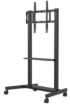 55-86 inç akıllı etkileşimli düz panel ekranlar için taşınabilir mobil stand. Kolay hareket ettirilebilir, dayanıklı ve yerden tasarruf sağlar. Sınıflar, ofisler ve sergiler için idealdir. Yumuşak tekerlekler kolaylık sağlar.