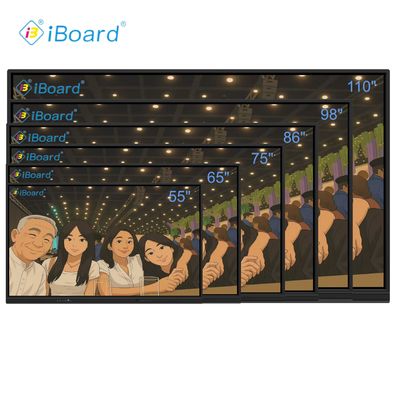 55 65 75 86 98 Inch 4K LCD Interactive Whiteboard Touch Panel Akıllı Ekran Sınıf Elektronik Tahta Öğretim için Dijital Akıllı Tahta