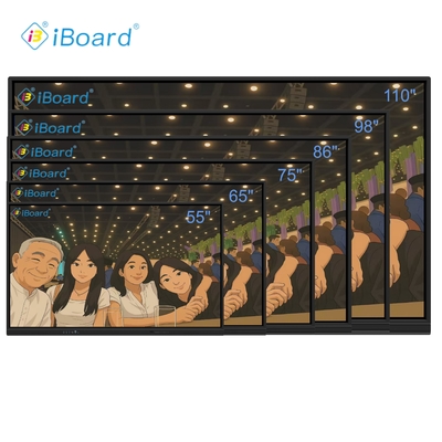 55 65 75 86 98 Inch 4K LCD Interactive Whiteboard Touch Panel Akıllı Ekran Sınıf Elektronik Tahta Öğretim için Dijital Akıllı Tahta