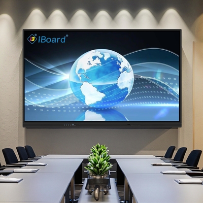 Eğitim ve eğitim için kamera ve mikrofon ile 75 86 Inch Android dokunmatik panel panosu ile akıllı Blackboard