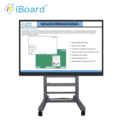 Büyük Boyut 98 Inç 4K LCD Etkileşimli Akıllı Tahta Dokunmatik Panel Sınıf İçin Akıllı Ekran Elektronik Tahta Öğretim İçin Dijital Akıllı Tahta
