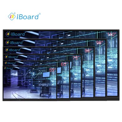 65 75 86 98 Inch 4K LCD Interactive Whiteboard Touch Panel Akıllı Sınıf Elektronik Tahta Öğretim için Dijital Akıllı Tahta