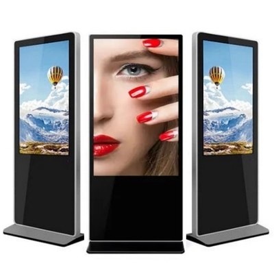 43 inç Altta Kalkan Dijital İşaret Ekranı 178 Derece FCC Onay Reklam Kiosku Kapasitatif Android veya Windows Sistemi ile Dokunma