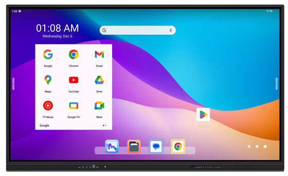 55 65 75 86 98 105 Inch 4K Dijital Interaktif Düz Panel Dokunmatik Ekran