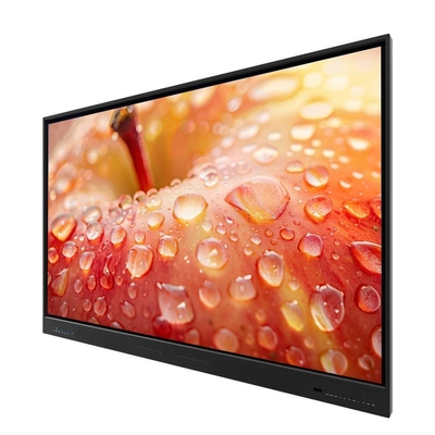 LED Interactive Whiteboard 86 98 110 Inch Android 13 14 LCD Akıllı Tahta Yanıt 5-8 Ms toplantı yazılımı kamera ve mikrofon ve mobil stand ile uyumludur