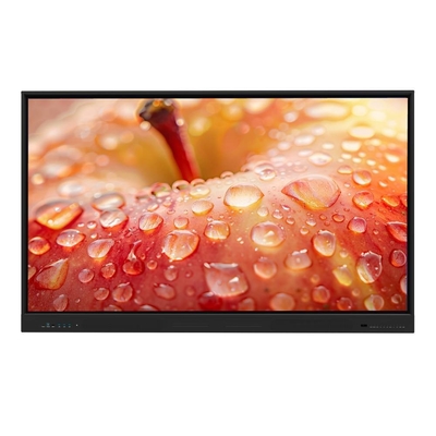 LED Interactive Whiteboard 86 98 110 Inch Android 13 14 LCD Akıllı Tahta Yanıt 5-8 Ms toplantı yazılımı kamera ve mikrofon ve mobil stand ile uyumludur