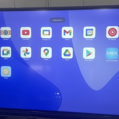 Yeni Android 75 inç Akıllı Sınıf ve Konferans için Etkileşimli Düz Panel