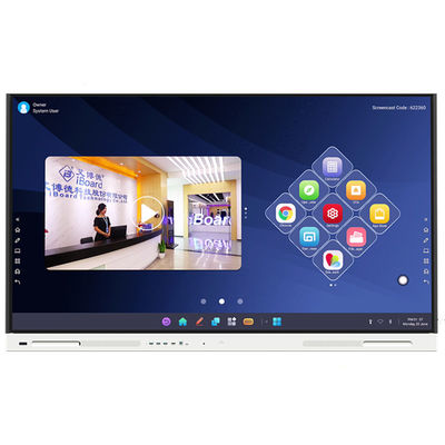 Yeni Android 75 inç Akıllı Sınıf ve Konferans için Etkileşimli Düz Panel
