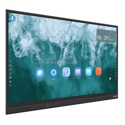 IBoard 55 Inch 4K Interactive Whiteboard LCD Smart Board Android Pencere Tüm Bir Dokunma Ekranı Okul Öğretimi İçin