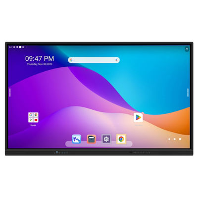 Etkileşimli dokunmatik ekran monitörünün gücünü deneyin 2mm doğruluk 15W * 2 veya 20W * 2 Hoparlörler ve Kablosuz Ekran Projeksiyonu
