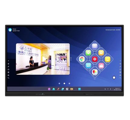 86 inçlik iBoard Interactive Flat Panel Display Konferans Sınıfı