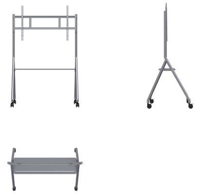 Etkileşimli Whiteboard Stand Akıllı TV/IFPD için mobil stand 43-86 inç