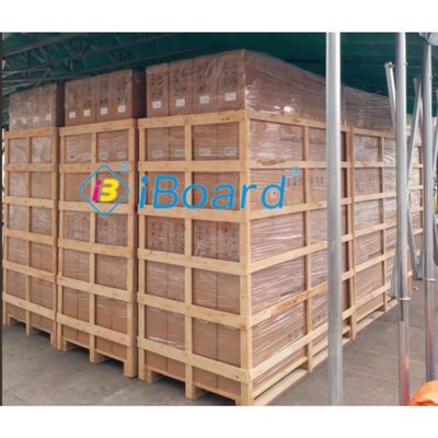 Üretici IBoard 75 Inch Interactive Whiteboard Smart Board Interactive Flat Panel Smart Digital Touch Screen Dual System Okul Öğretim Ofisi için