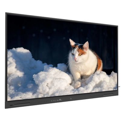 IR Interactive Whiteboard 450 nits 86 Inch Android 14 Touch Wifi VGA DP USB Bulut Kaynakları Akıllı TV Monitörü Üniversite Ofisi Eğitim Kullanımı