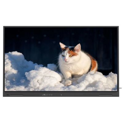 IR Interactive Whiteboard 450 nits 86 Inch Android 14 Touch Wifi VGA DP USB Bulut Kaynakları Akıllı TV Monitörü Üniversite Ofisi Eğitim Kullanımı
