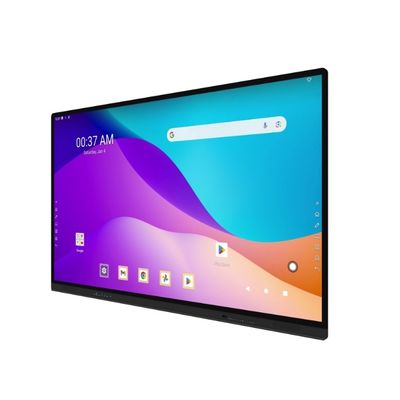 Yeni tasarım ürünü 4k 65 75 85 96 110 Inch Touch Screen Çok dilli Yazılım LCD Akıllı Yönetim Kurulu Android Kanal için interaktif pano Ortak