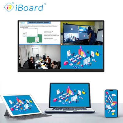 Google EDLA Sertifikalı Etkileşimli Düz Panel Ekranı AI Fonksiyon Akıllı Ekran 75 Inch Dokunmatik Ekran Monitor
