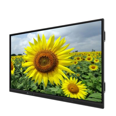 Okullar için Etkileşimli Panolar Konferansı 65 İnç Akıllı Etkileşimli Pano Beyaz Tahta Android Windows Sistemi Etkileşimli Düz Panel Ekran