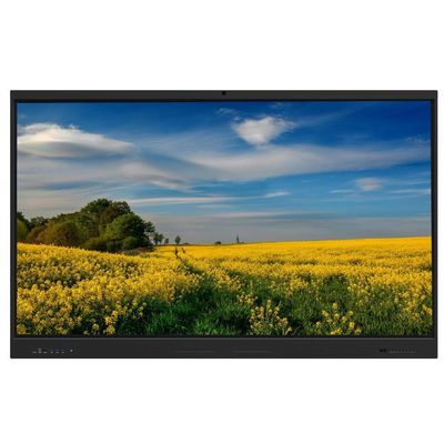 Duvara Monte Edilebilir İnteraktif Dokunmatik Ekranlı Beyaz Tahta 75 İnç, Type-C USB HDMI VGA RJ45 Arayüzü, Eğitim Toplantı Yazılımı